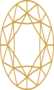 Illustration of an Oval Diamond Shape